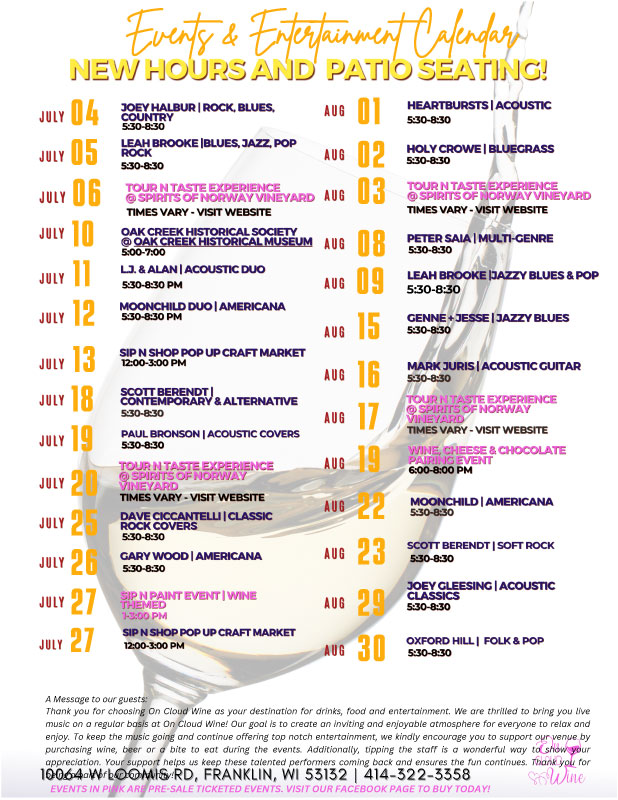 Event Schedule